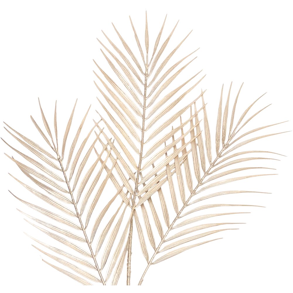 Decoratiune brad Frunze de palmier, 72 cm, auriu