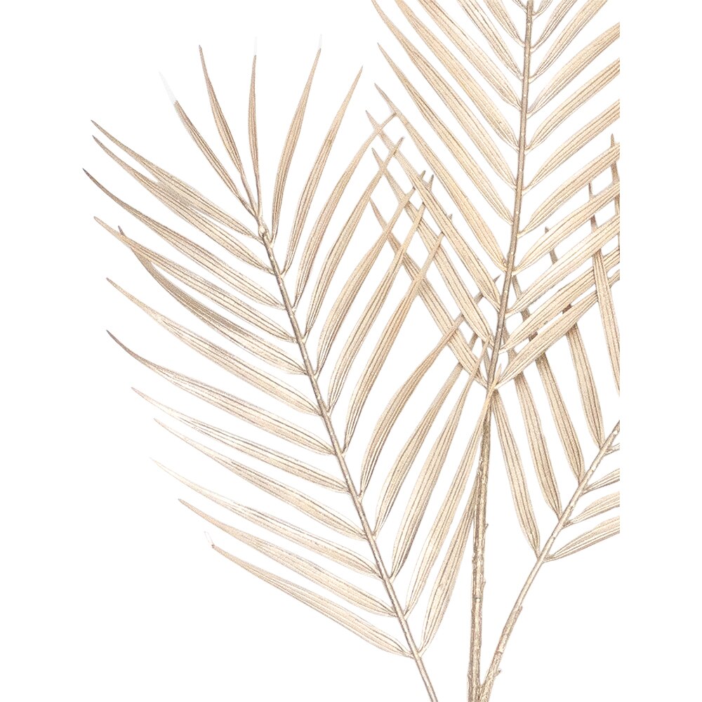 Decoratiune brad Frunze de palmier, 72 cm, auriu