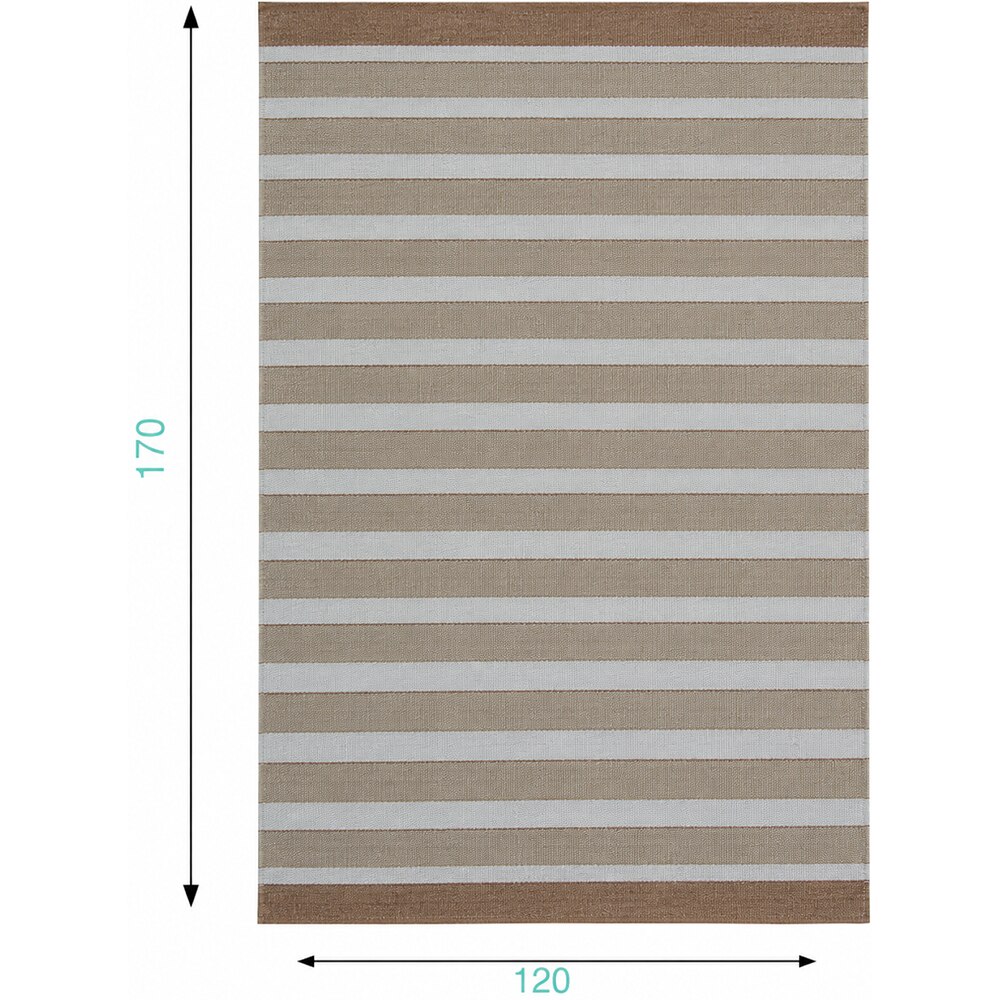 Covor exterior GOODHOME, 120x170 cm, polipropilena, portocaliu