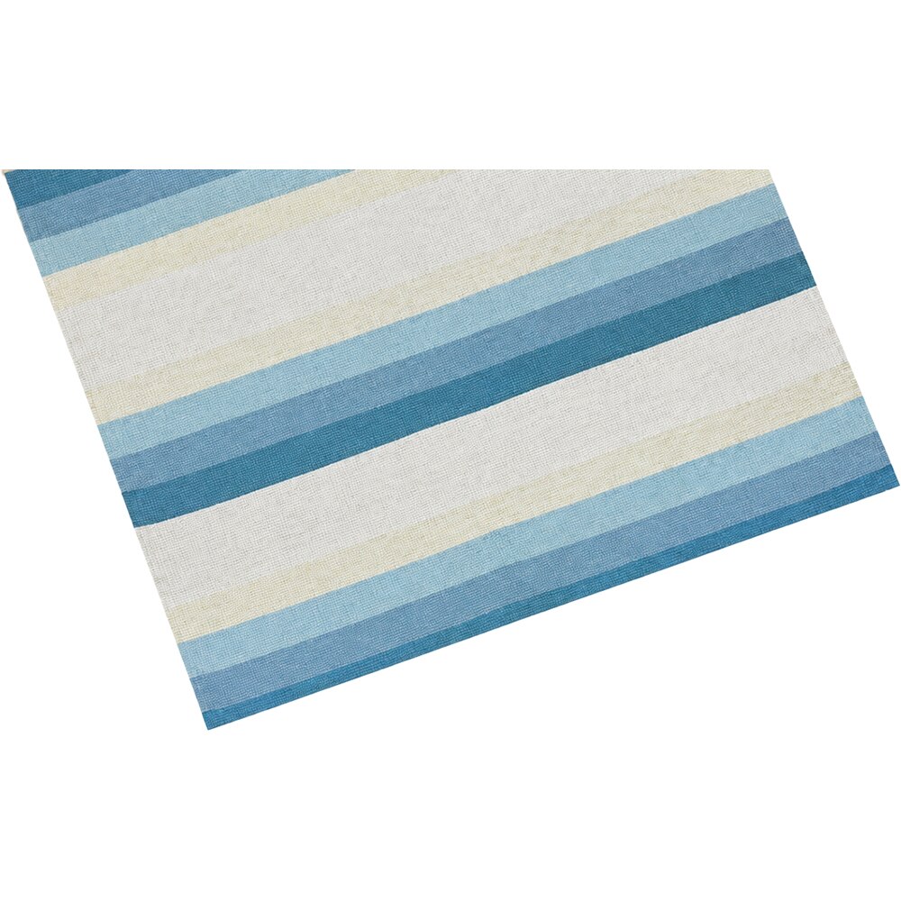 Covor exterior GOODHOME, 120x170 cm, polipropilena, albastru