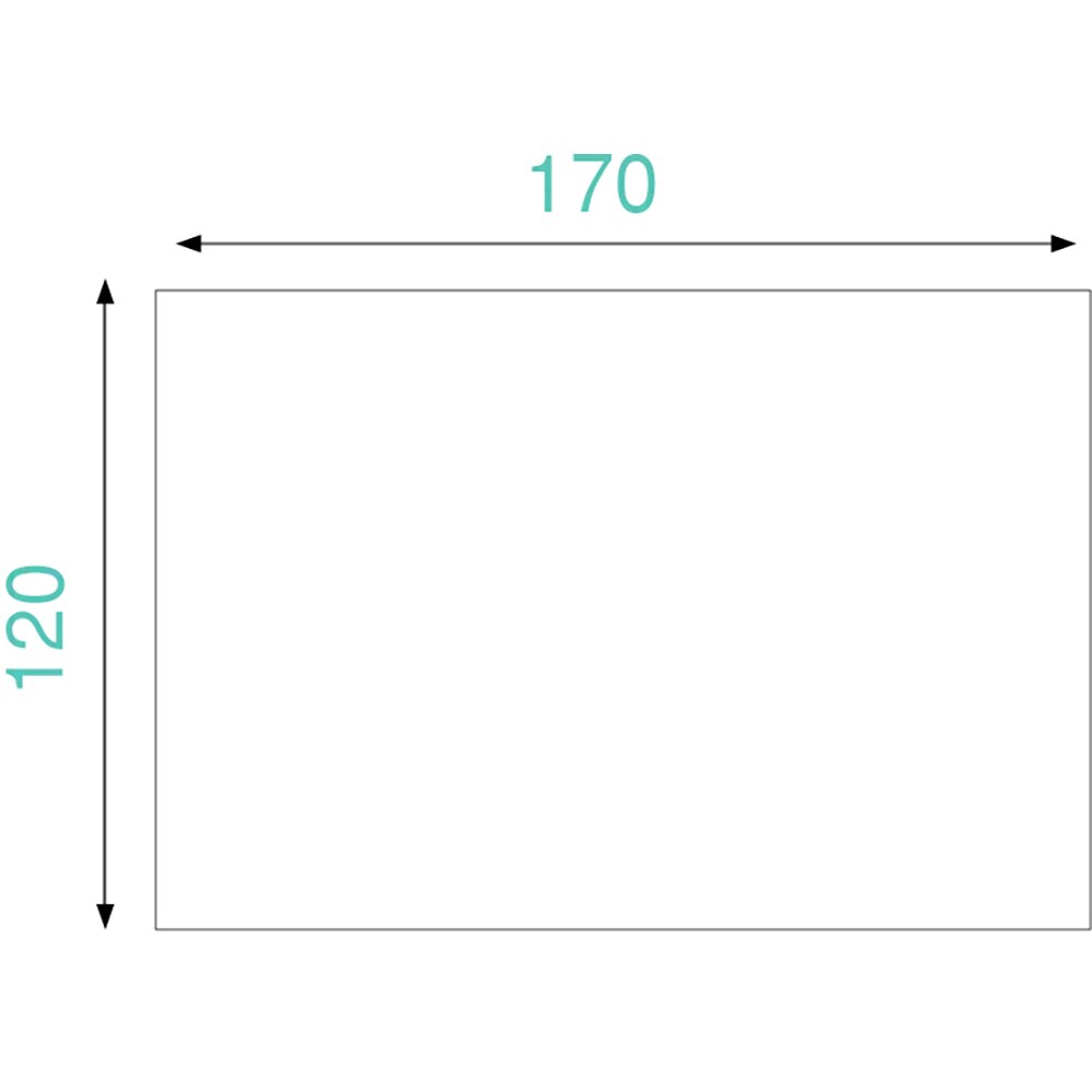 Covor exterior GOODHOME, 120x170 cm, polipropilena, albastru