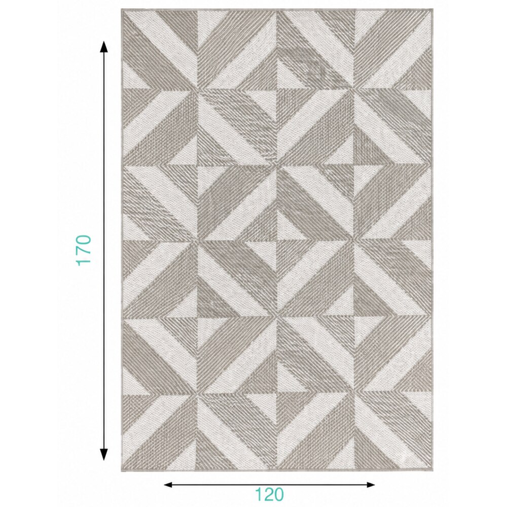 Covor exterior Hot Spring Diamond, 120x170 cm, polipropilena