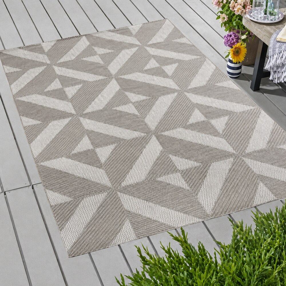 Covor exterior Hot Spring Diamond, 120x170 cm, polipropilena