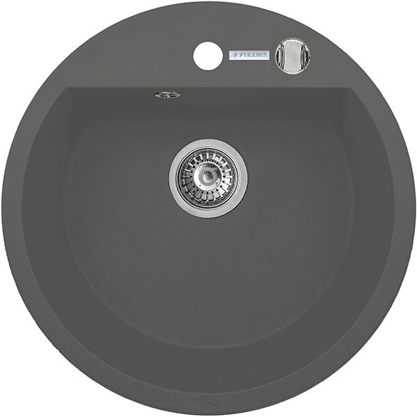 Chiuveta bucatarie PYRAMIS Altexia 1B 70099101, 1 cuva, compozit granit, gri