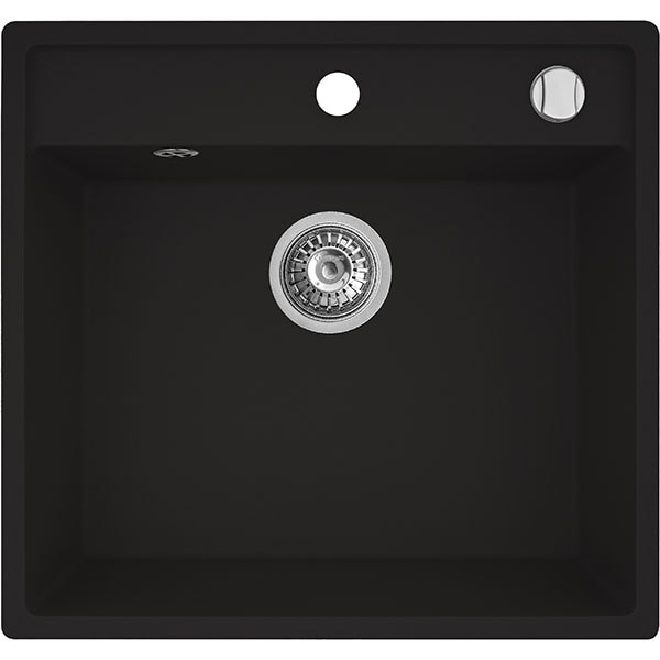 Chiuveta bucatarie PYRAMIS Altexia 1B 70099301, 1 cuva, compozit granit, negru