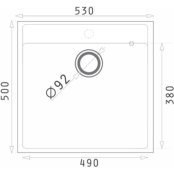 Chiuveta bucatarie PYRAMIS Altexia 1B 70099401, 1 cuva, compozit granit, gri