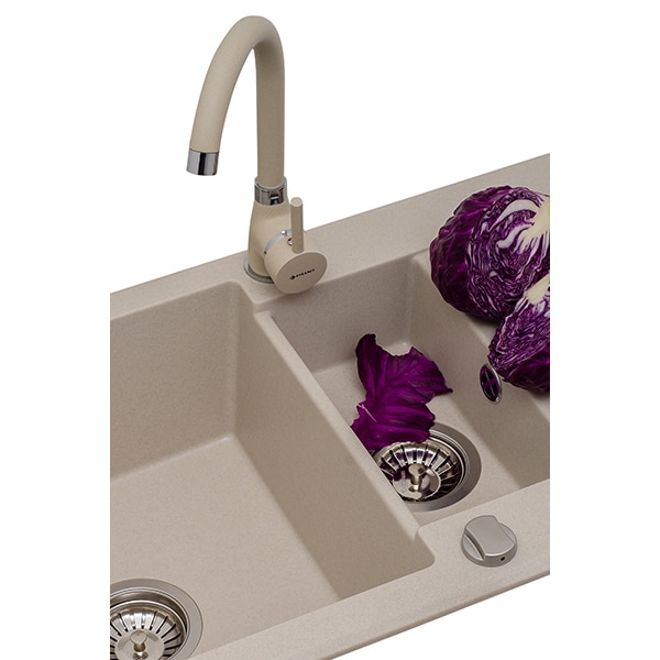 Baterie bucatarie PYRAMIS Bello, alama, bej