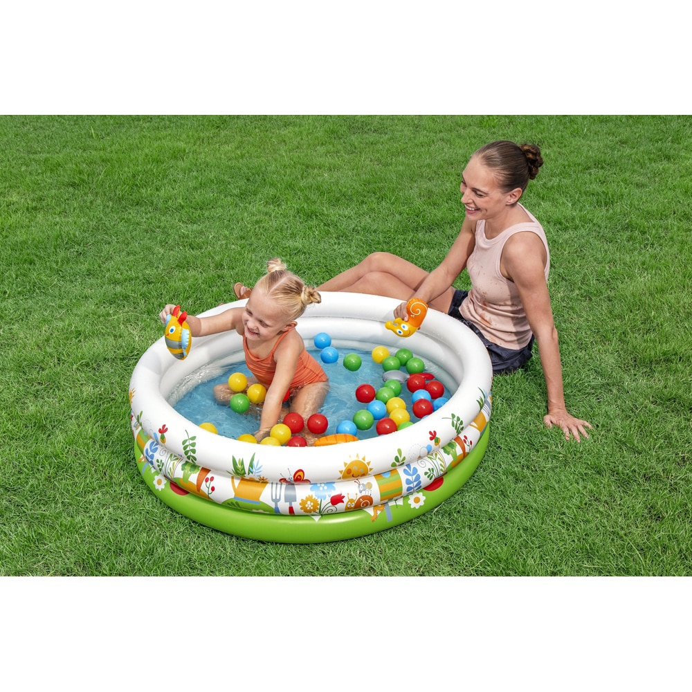 Piscina gonflabila cu bile pentru copii BESTWAY, 102 x 25 cm, 101L