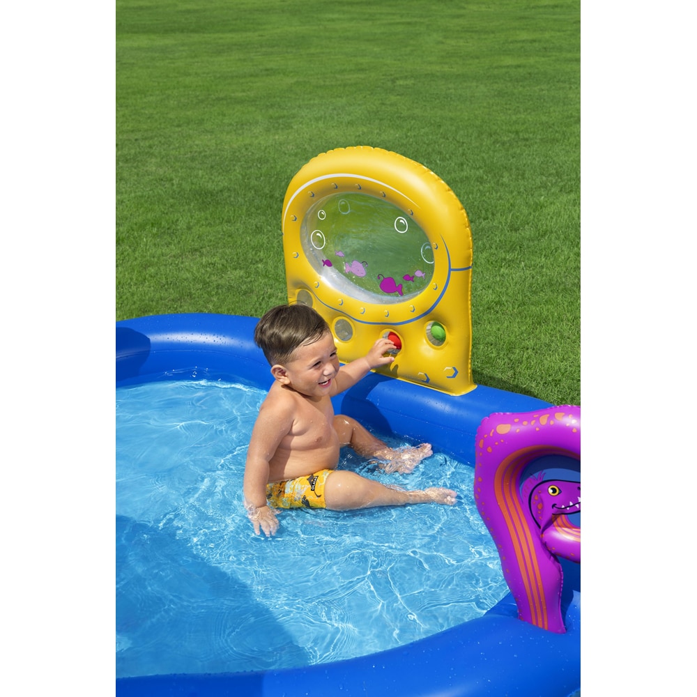 Centru de joaca gonflabil BESTWAY, 2 ani+, 330 x 188 x 117 cm, 276L, tematica marina