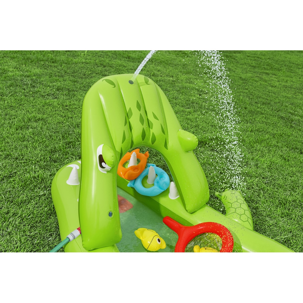 Centru de joaca gonflabil BESTWAY, 2 ani+, 234 x 163 x 87 cm, 152L, tematica aligator