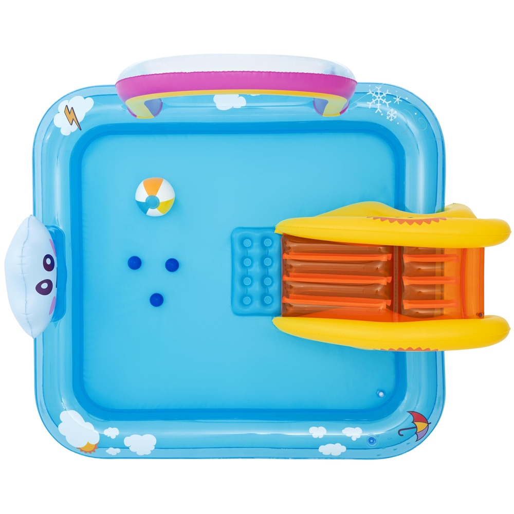 Centru de joaca gonflabil BESTWAY, 2 ani+, 188 x 150 x 89 cm, 189L, tematica curcubeu