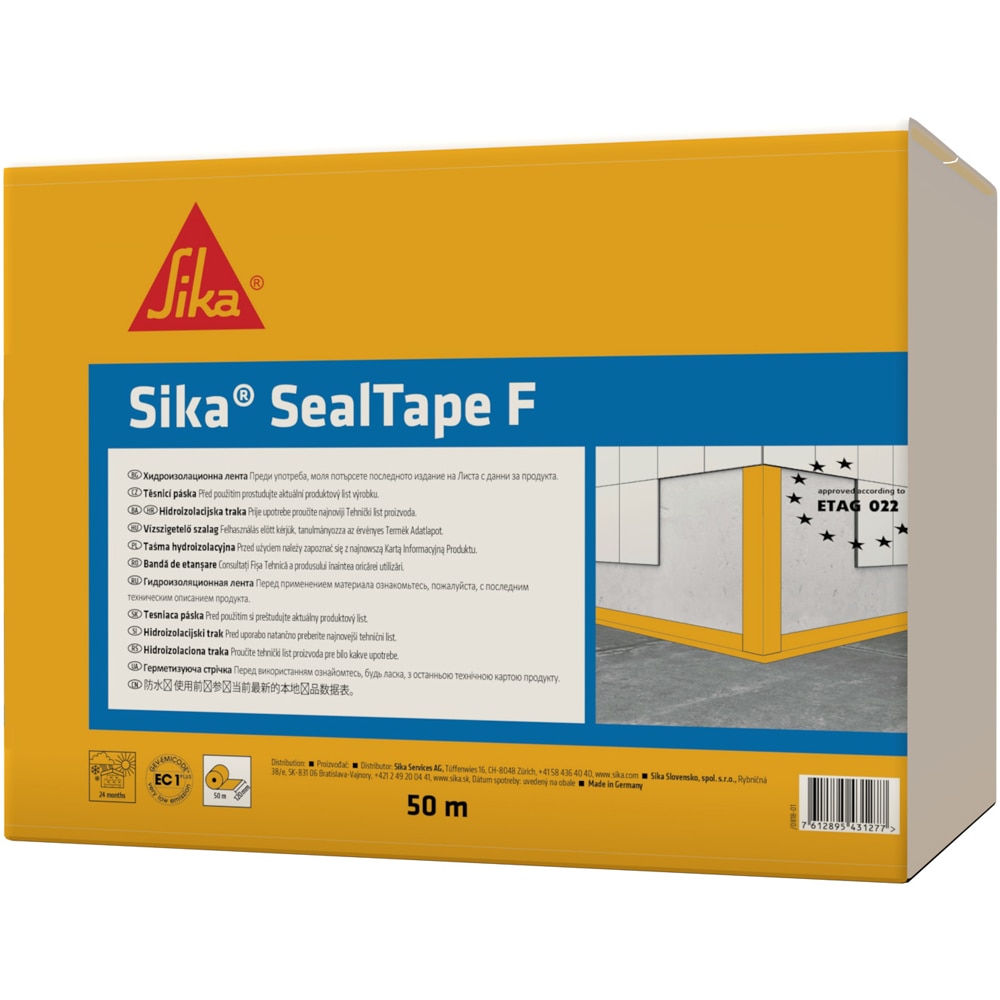 Banda hidroizolanta SILKA ROMANIA SikaSeal Tape F, 50m