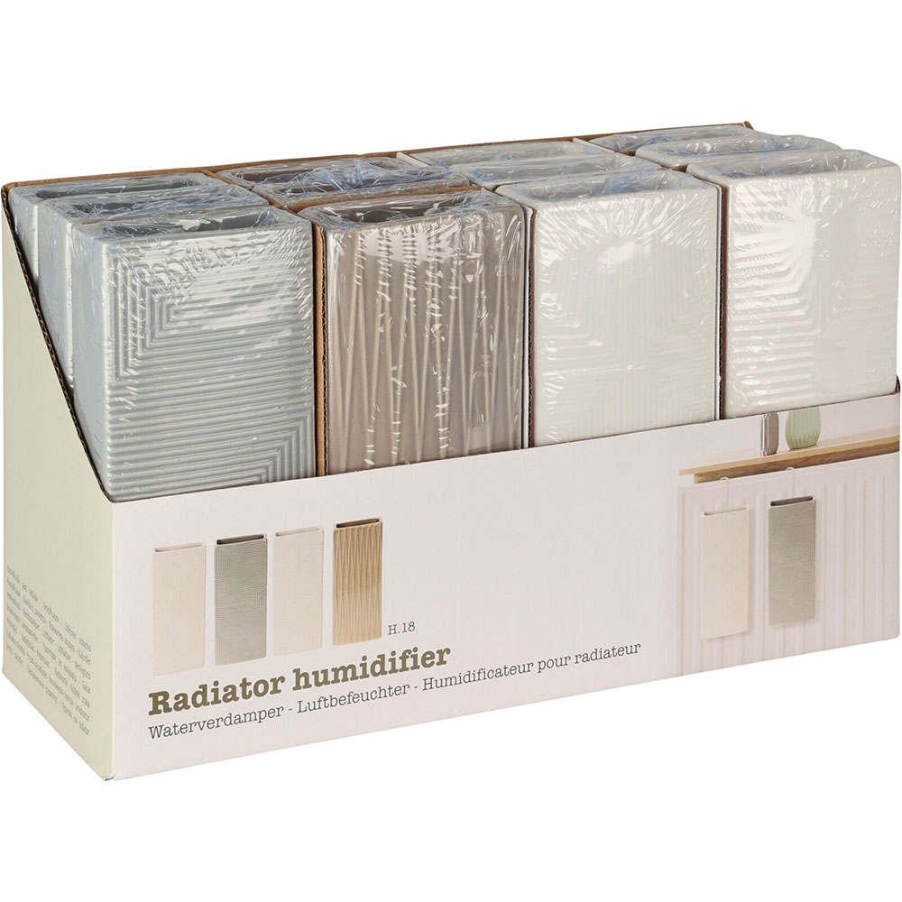 Umidificator pentru calorifer, 18 x 8 x 3.5 cm, ceramic, multicolor, diverse modele