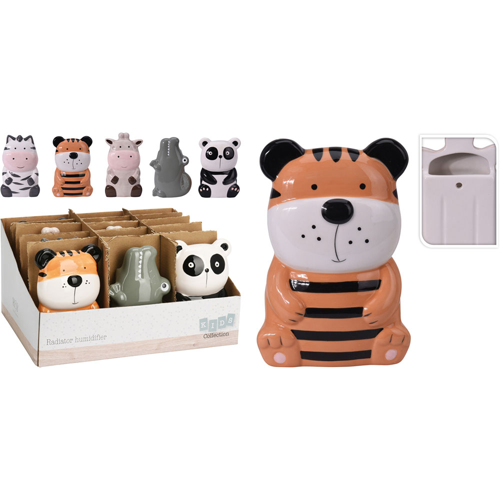 Umidificator pentru calorifer, ceramic, multicolor, diverse modele cu animale
