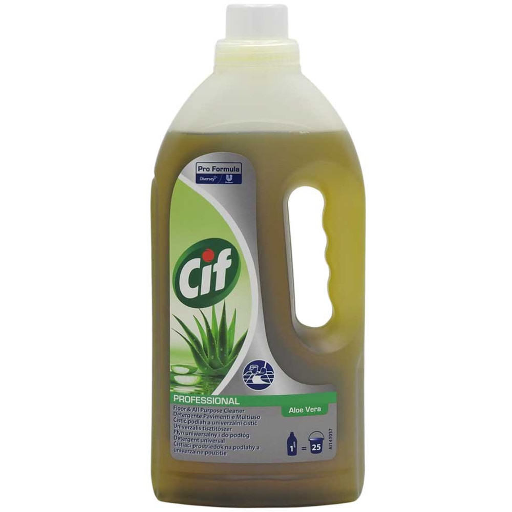 Solutie de curatare pardoseli CIF Professional, Aloe Vera, 1 l