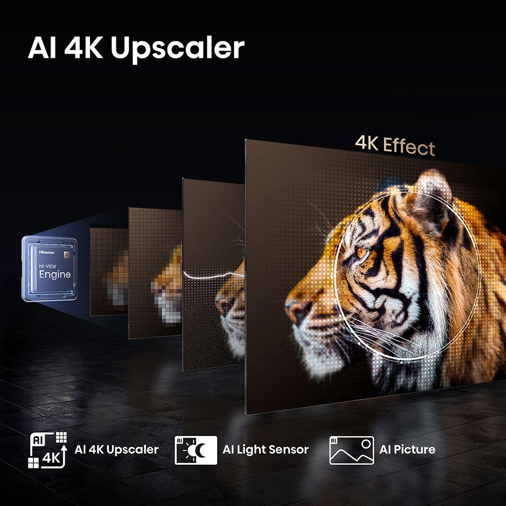 Televizor QLED Smart HISENSE 50E7Q PRO, Ultra HD 4K, HDR, 126cm