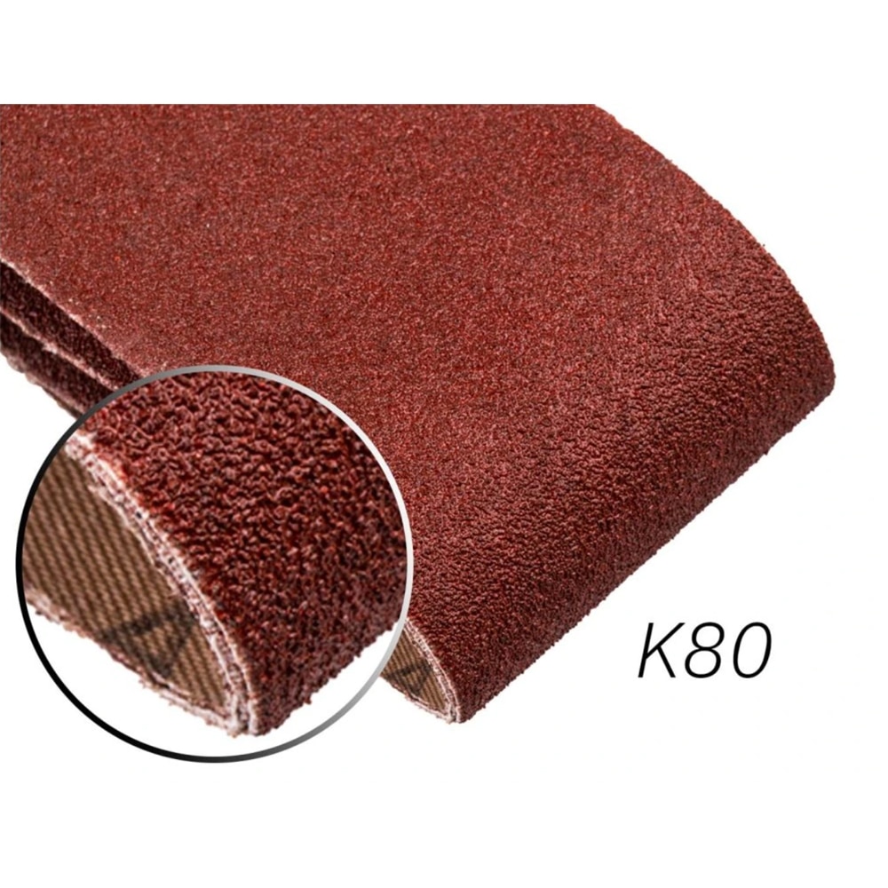 Banda slefurie GRAPHITE, 533 x 75mm, K80, 3buc