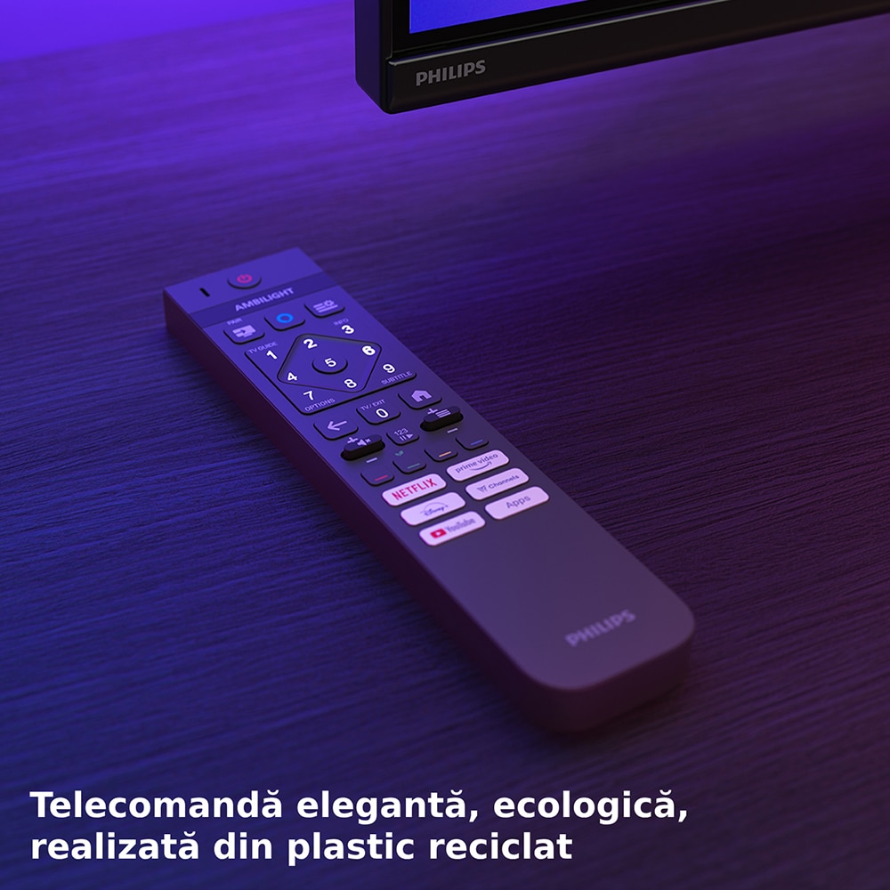 Televizor OLED Smart PHILIPS 55OLED770, Ultra HD 4K, HDR10+, 139cm