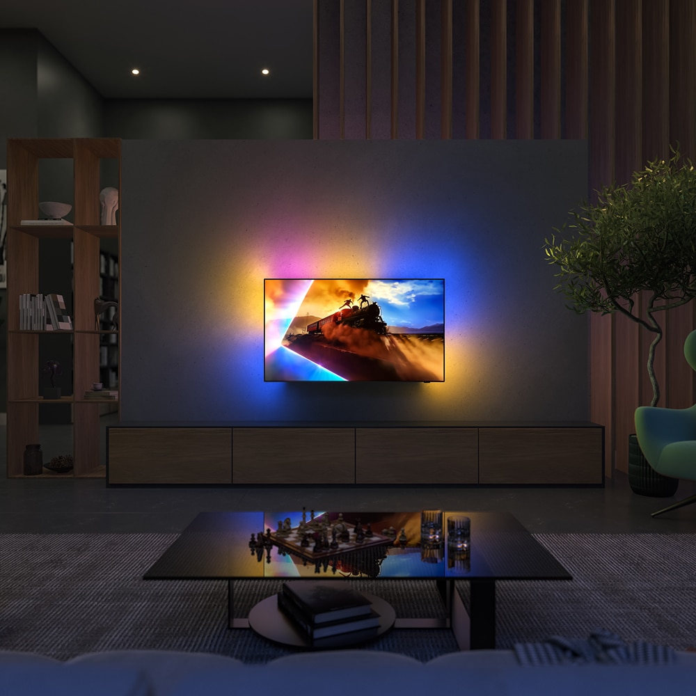 Televizor OLED Smart PHILIPS 55OLED770, Ultra HD 4K, HDR10+, 139cm