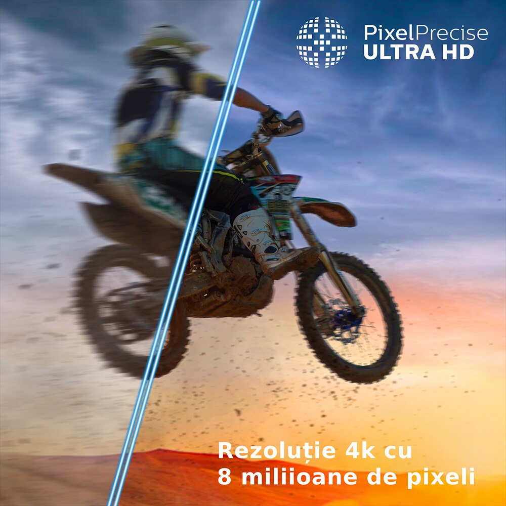 Televizor QLED Smart PHILIPS 55PUS8510, Ultra HD 4K, HDR10+, 139cm