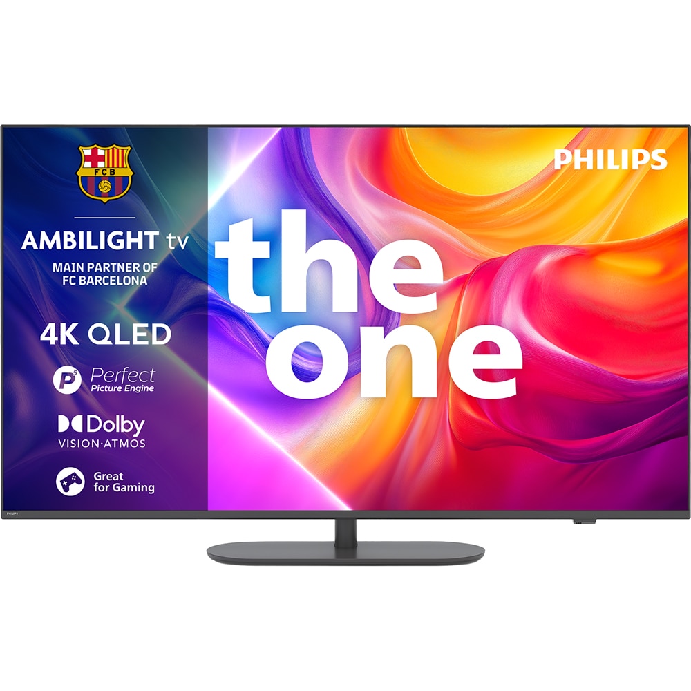 Televizor QLED Smart PHILIPS 55PUS9010, Ultra HD 4K, HDR10+, 139cm