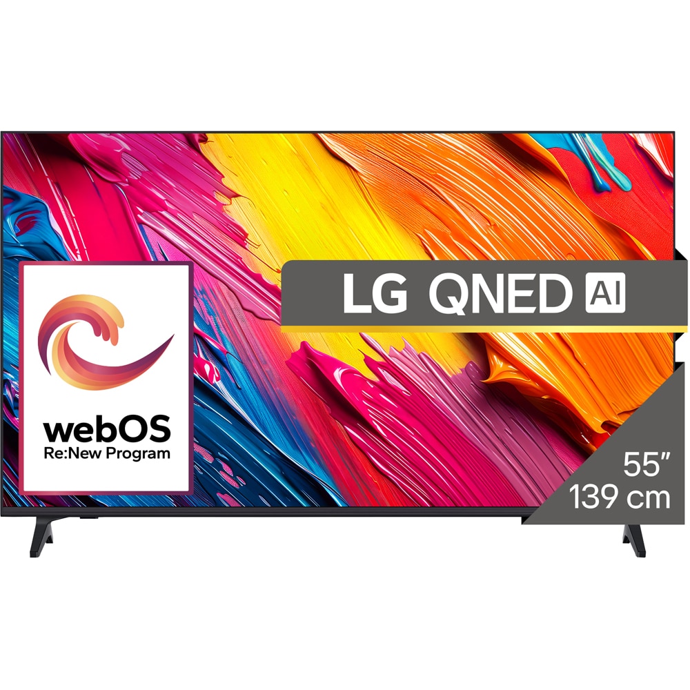 Televizor QNED Smart LG 55QNED70A6A, Ultra HD 4K, HDR, 139cm