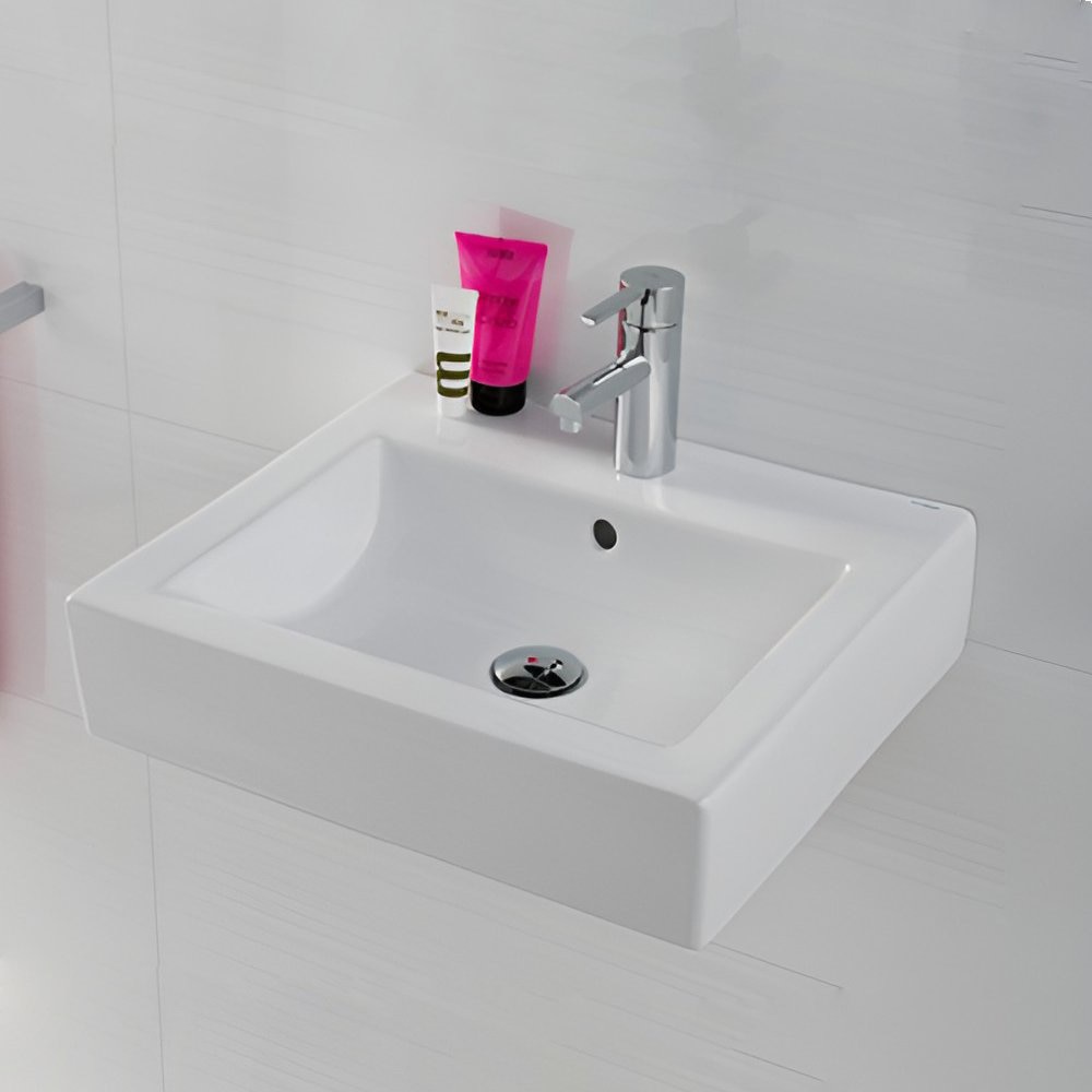 Lavoar suspendat ROCA City S10017036200000, portelan, 50 x 45 cm, alb