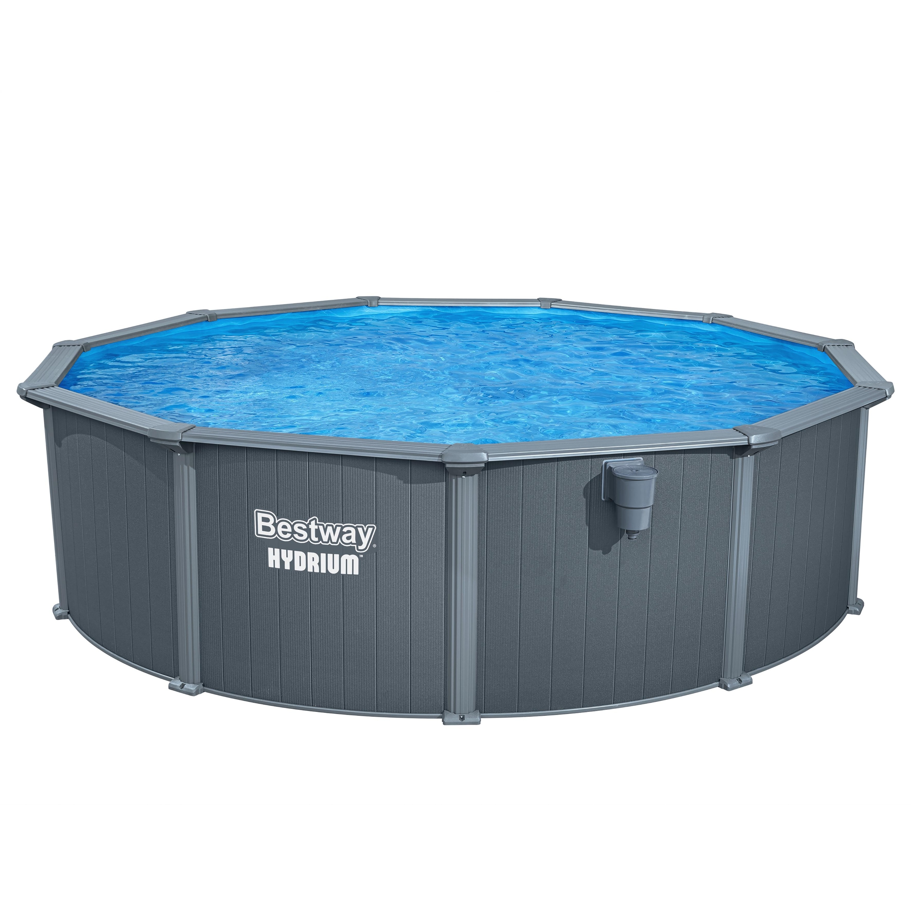 Piscina BESTWAY HYDRIUM, rotunda, otel galvanizat, 488x132 cm, 21490L