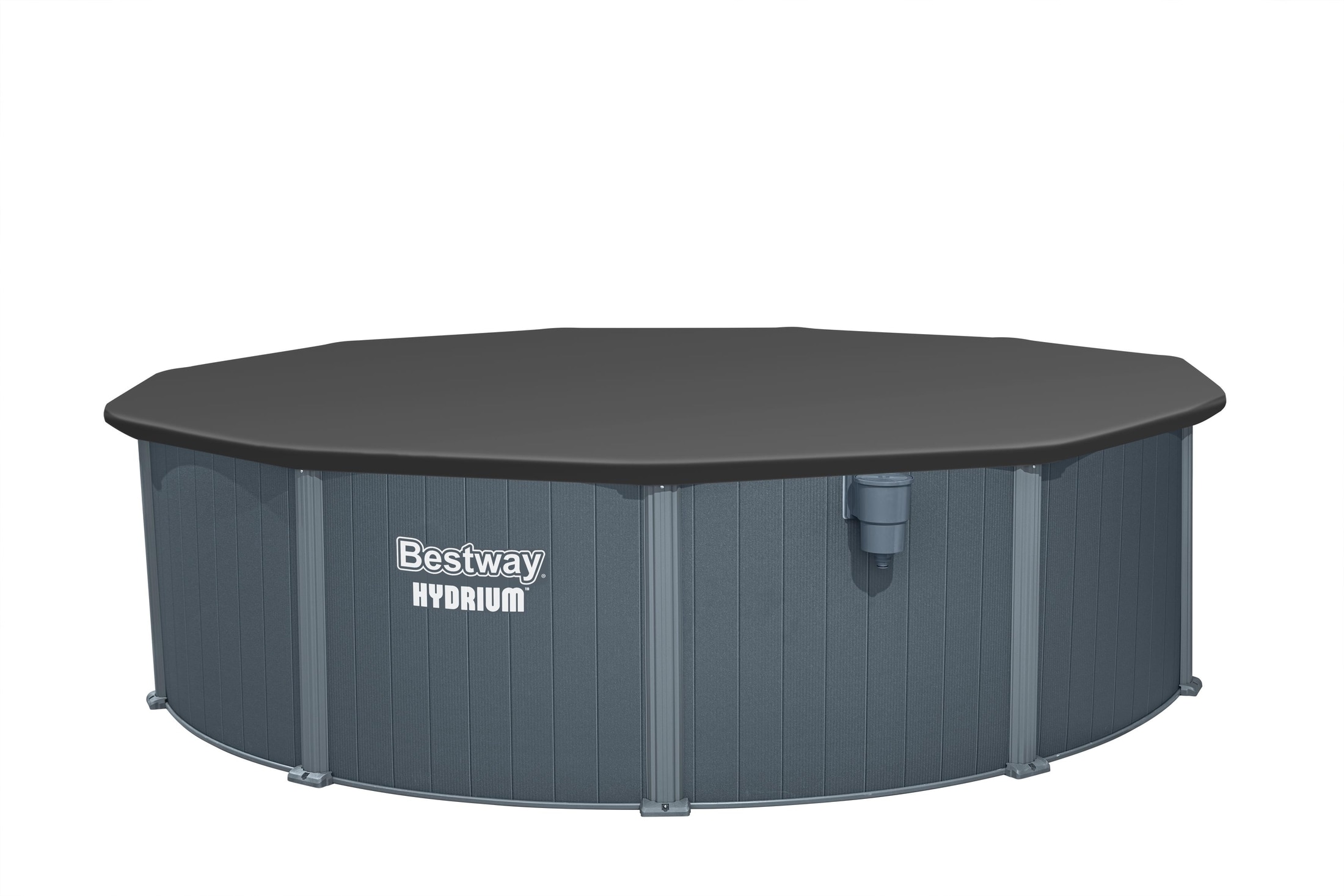 Piscina BESTWAY HYDRIUM, rotunda, otel galvanizat, 488x132 cm, 21490L