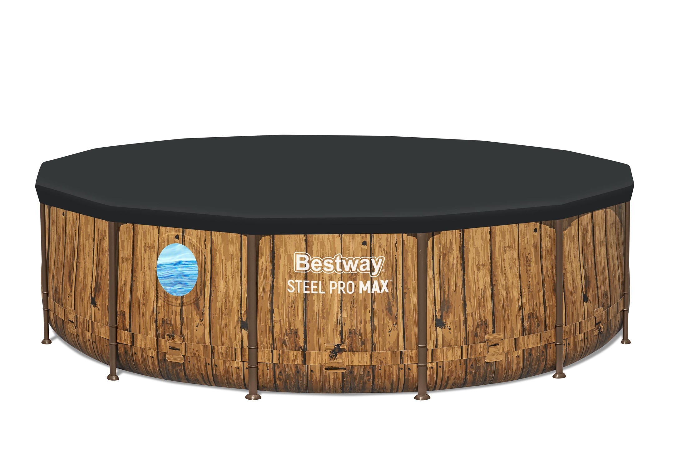Piscina BESTWAY STEEL PRO MAX, rotunda, 427x107 cm, 13030L