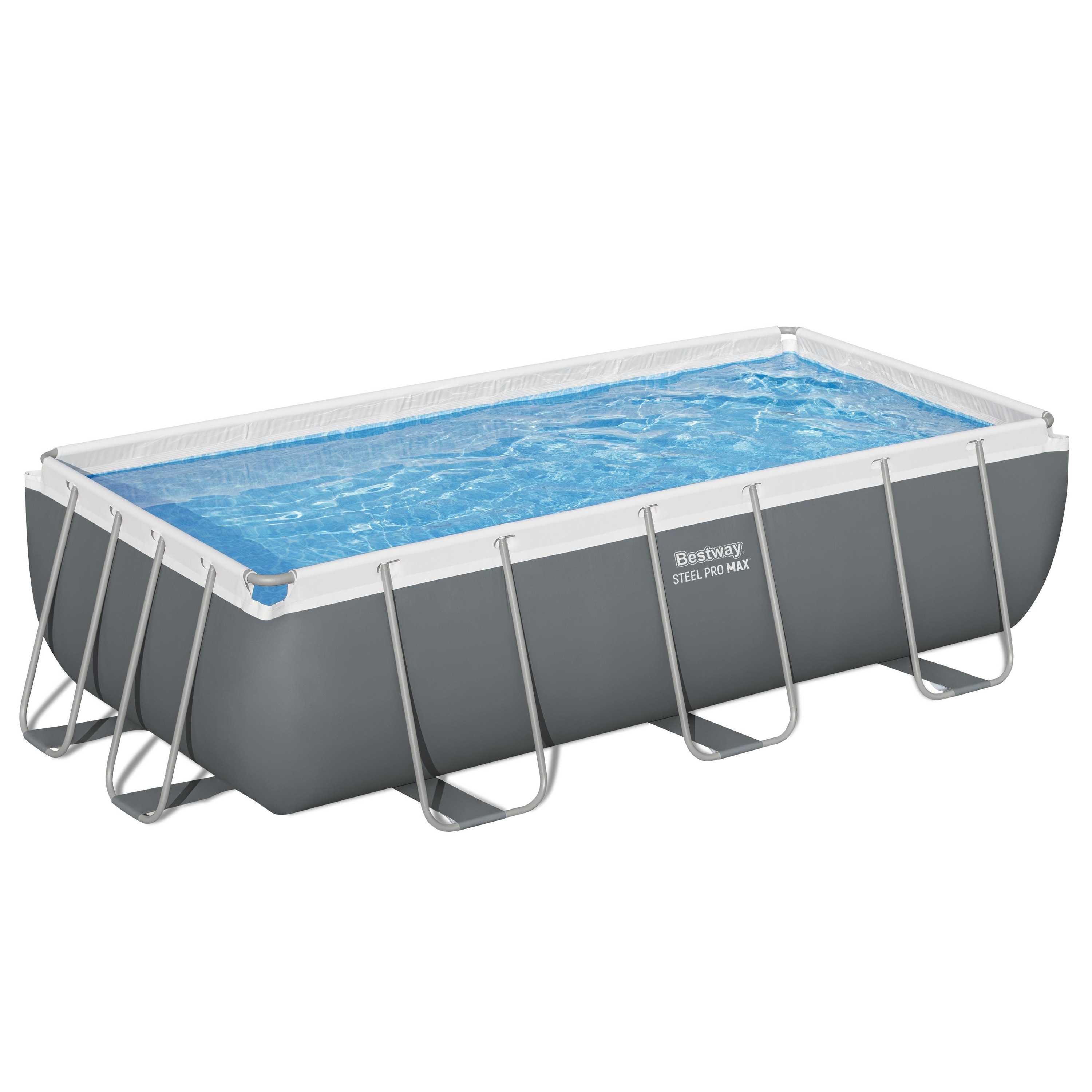 Piscina supraterana BESTWAY STEEL PRO MAX, dreptunghiulara, 404x201x100 cm, 6478L