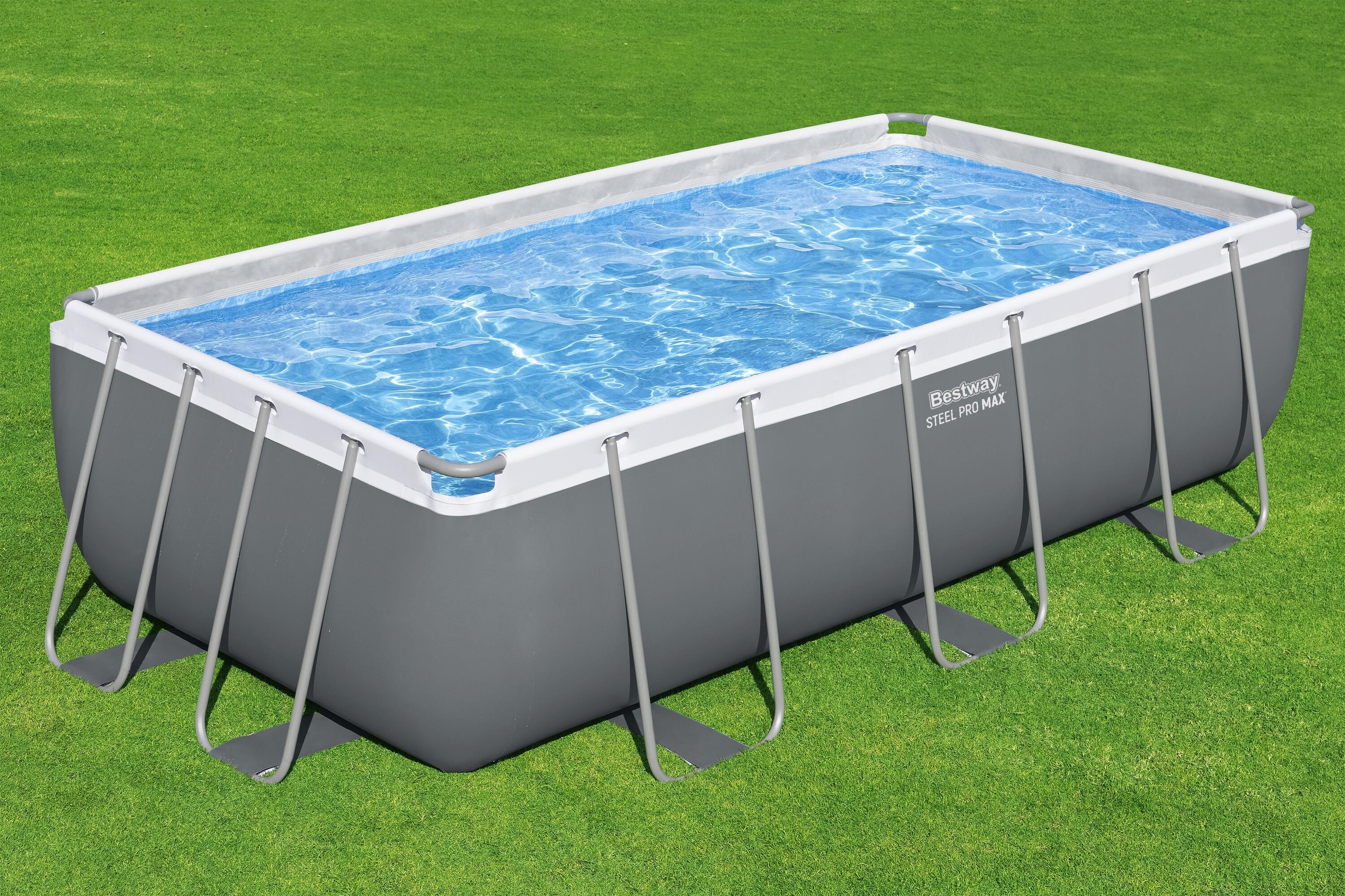 Piscina supraterana BESTWAY STEEL PRO MAX, dreptunghiulara, 404x201x100 cm, 6478L
