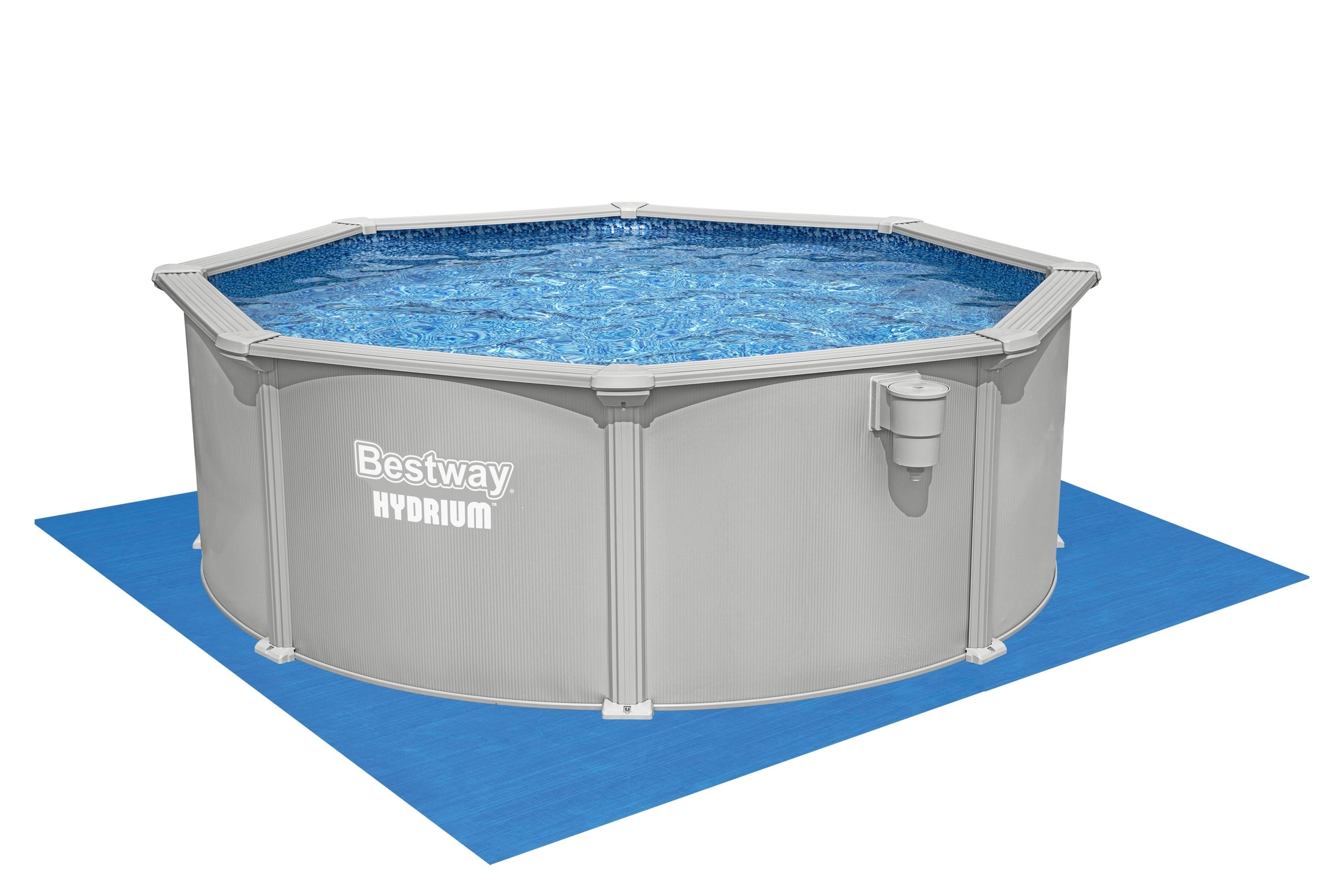 Piscina supraterna BESTWAY HYDRIUM, rotunda, otel galvanizat, 366x122 cm, 10990L