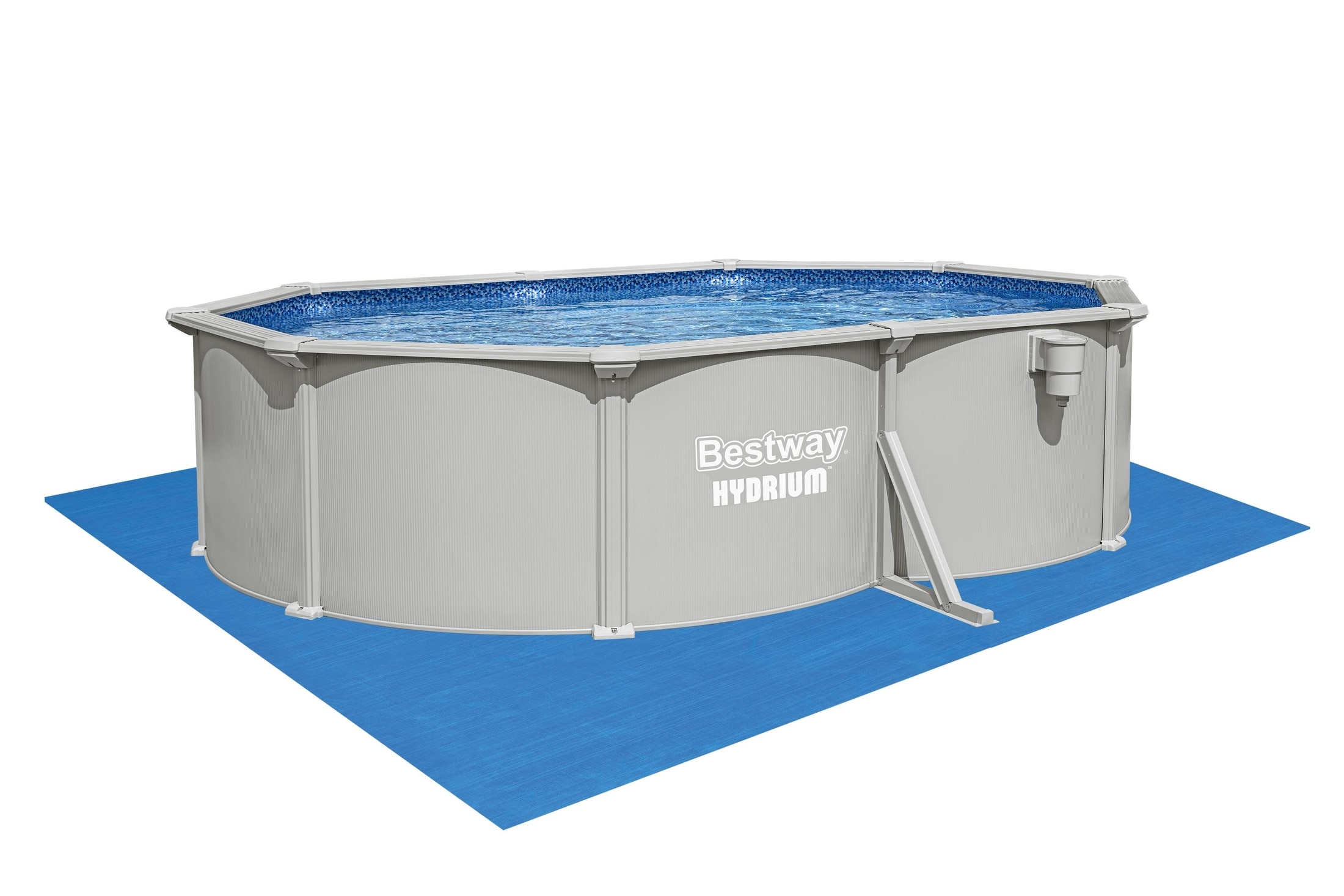 Piscina supraterana BESTWAY HYDRIUM, ovala, otel galvanizat, 500x366x122 cm, 16296L