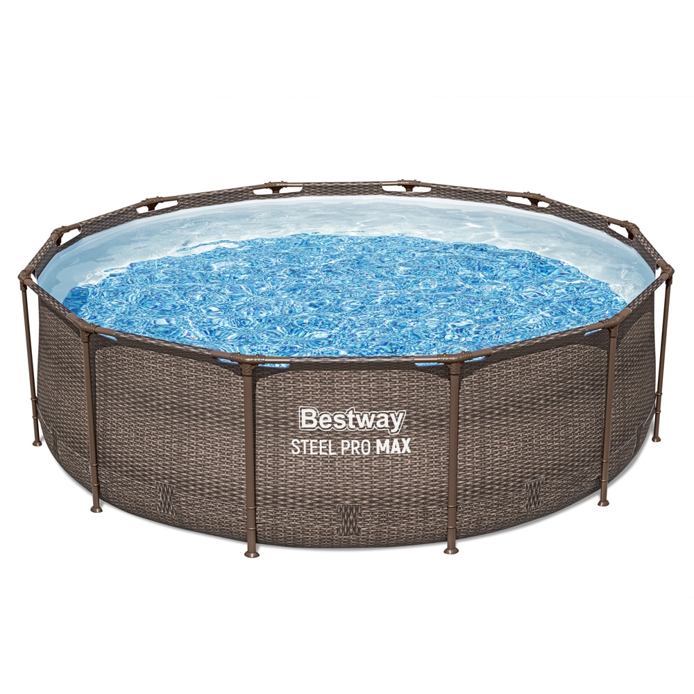 Piscina cu cadru metalic BESTWAY Steel Pro Max, rotunda, 366 x 100 cm, 9150L