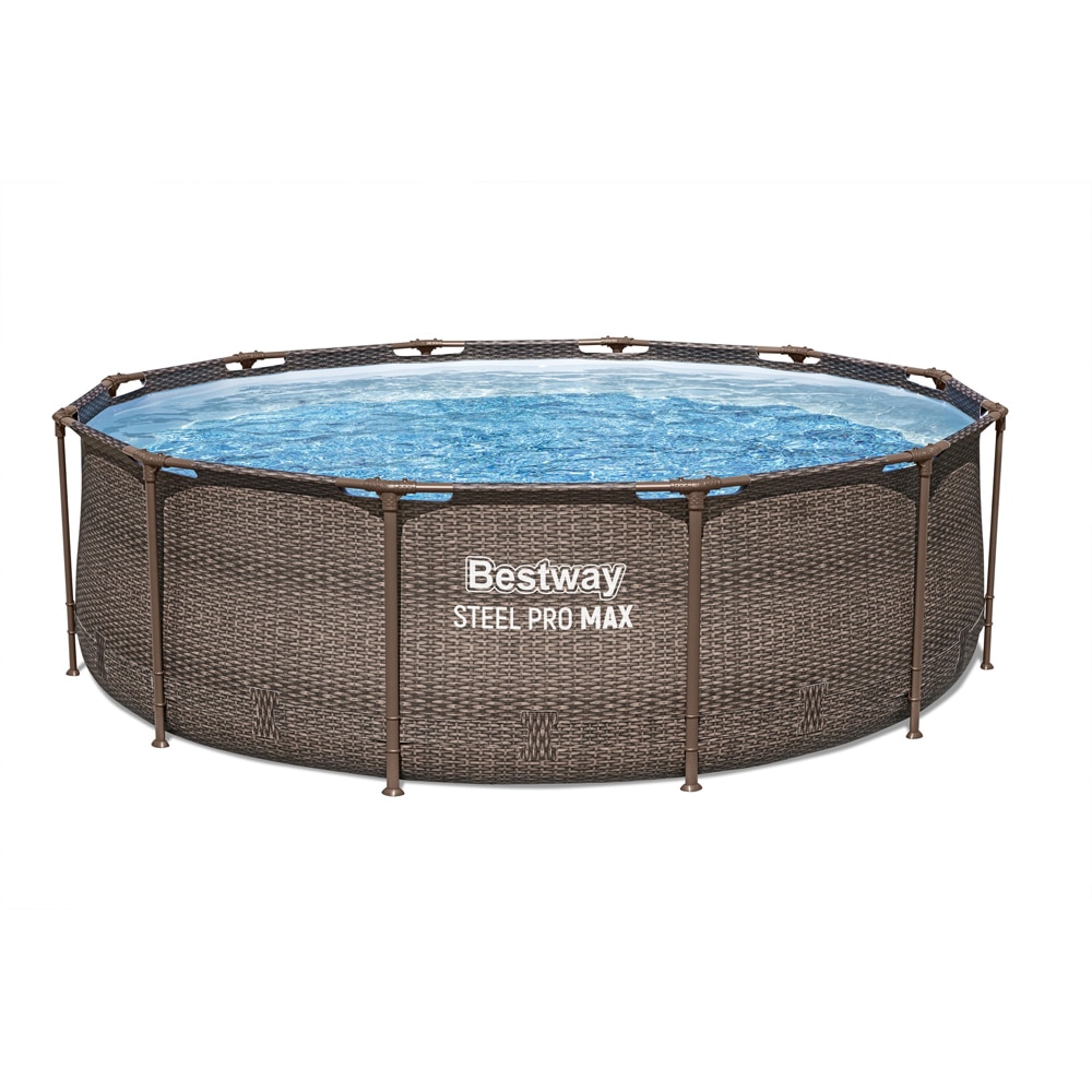Piscina cu cadru metalic BESTWAY Steel Pro Max, rotunda, 366 x 100 cm, 9150L