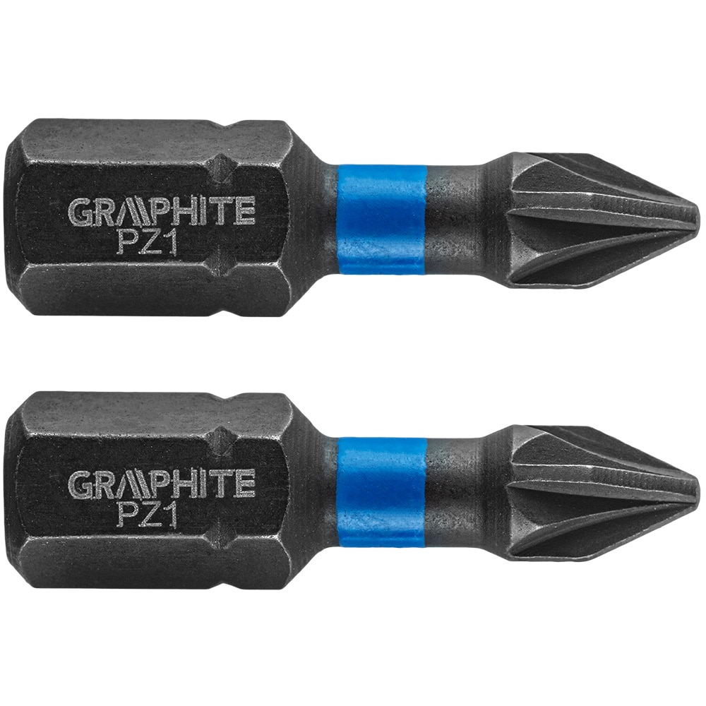 Bit impact GRAPHITE, 25mm, PZ1, 2buc
