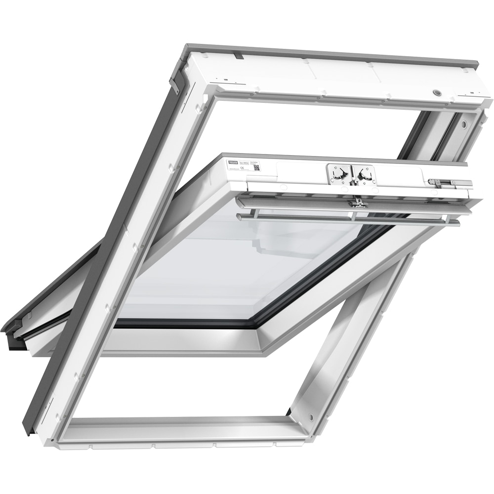 Fereastra mansarda VELUX Basic GLU MK10 0085Z, lemn, operare de sus, 78 x 160 cm, alb