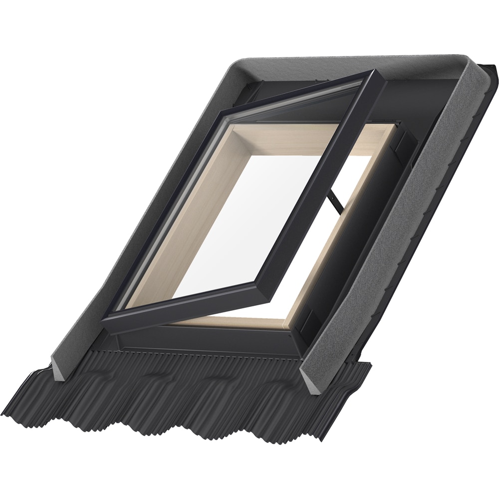 Luminator mansarda VELUX VLT 029 1000, lemn, 71 x 17 x 98 cm, gri antracit