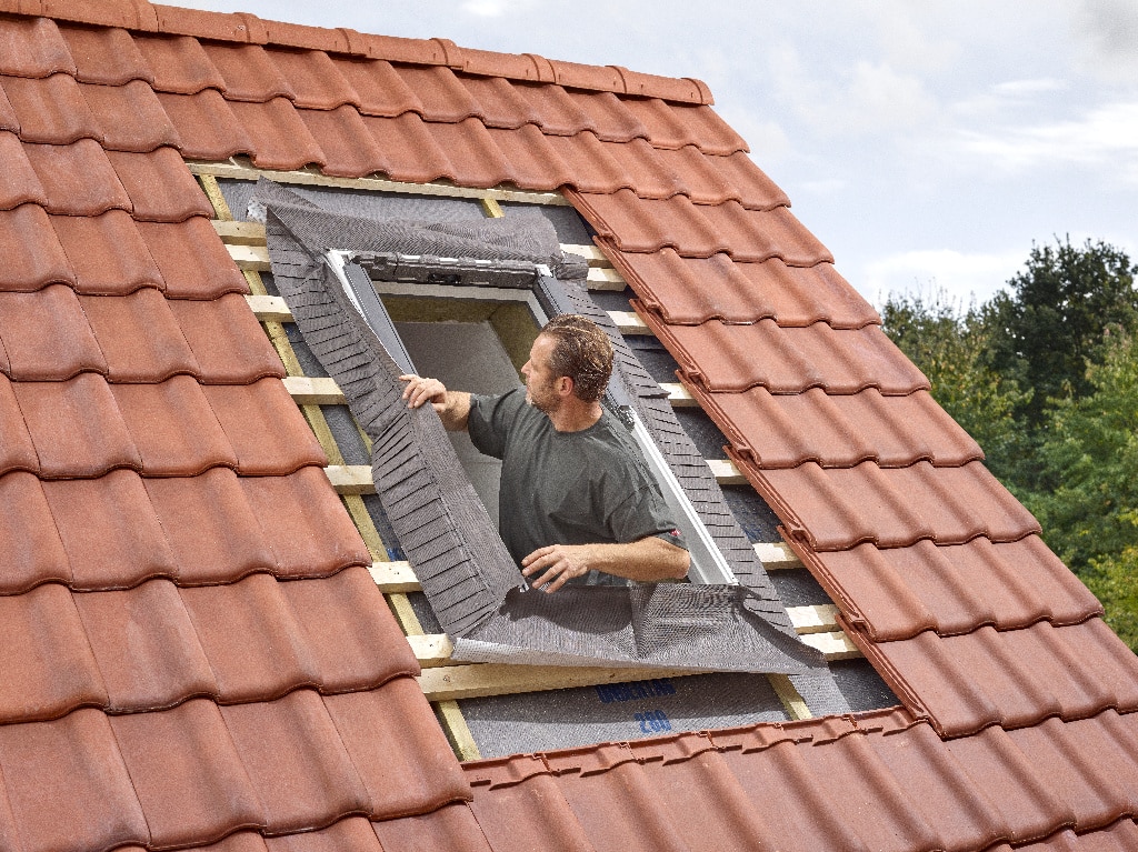 Rama etansare, fereastra mansarda 78 x 140 cm, impermeabil, aluminiu • Velux EDW