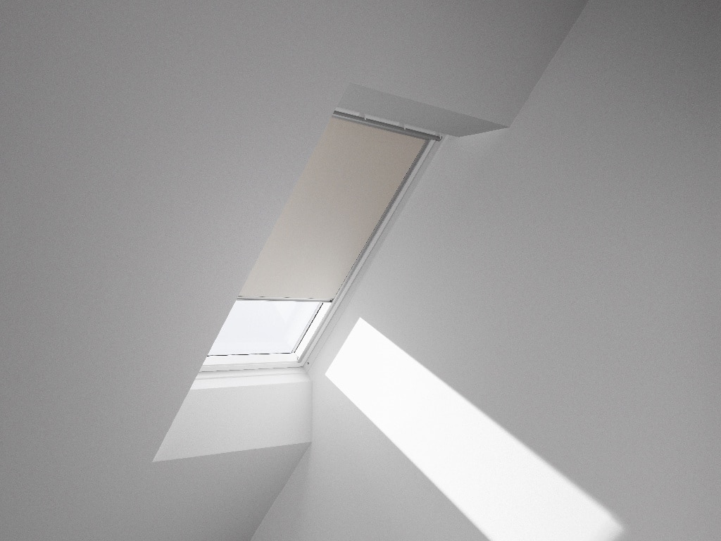 Roleta poliester, bej, 78 x 140 cm • Velux