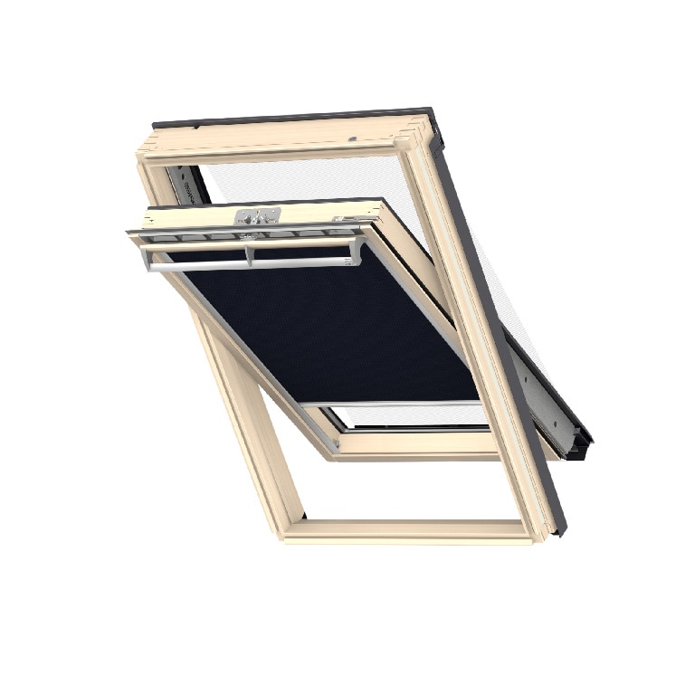 Roleta poliester, albastra, 55 x 78 cm • Velux