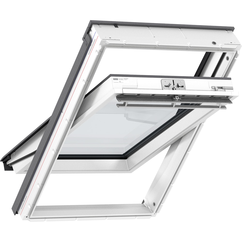 Fereastra mansarda VELUX Basic GLU CK02 0064Z, lemn, operare de sus, 55 x 78 cm, alb