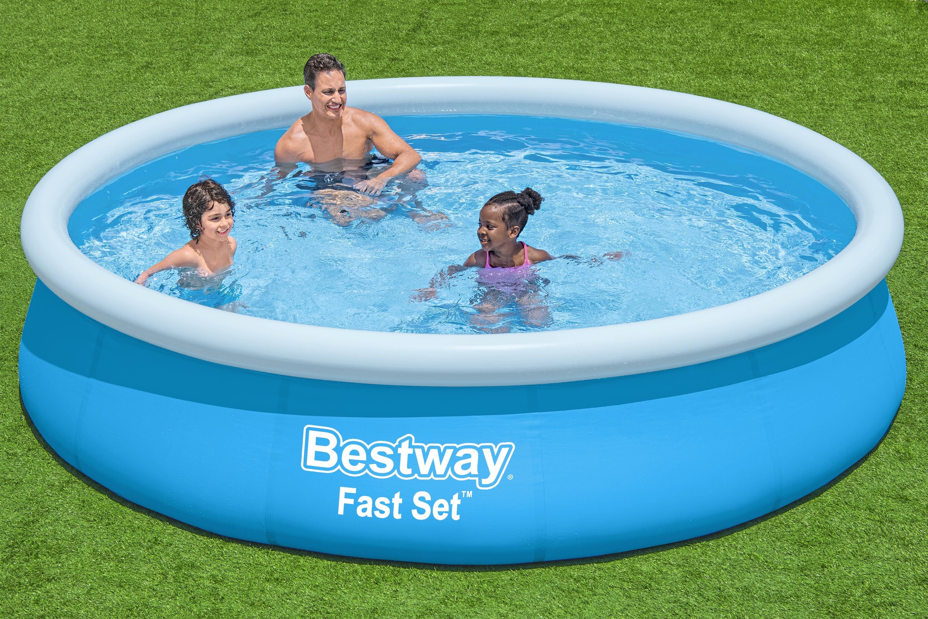 Piscina gonflabila BESTWAY FAST SET, rotunda, 366x76 cm, 5377L