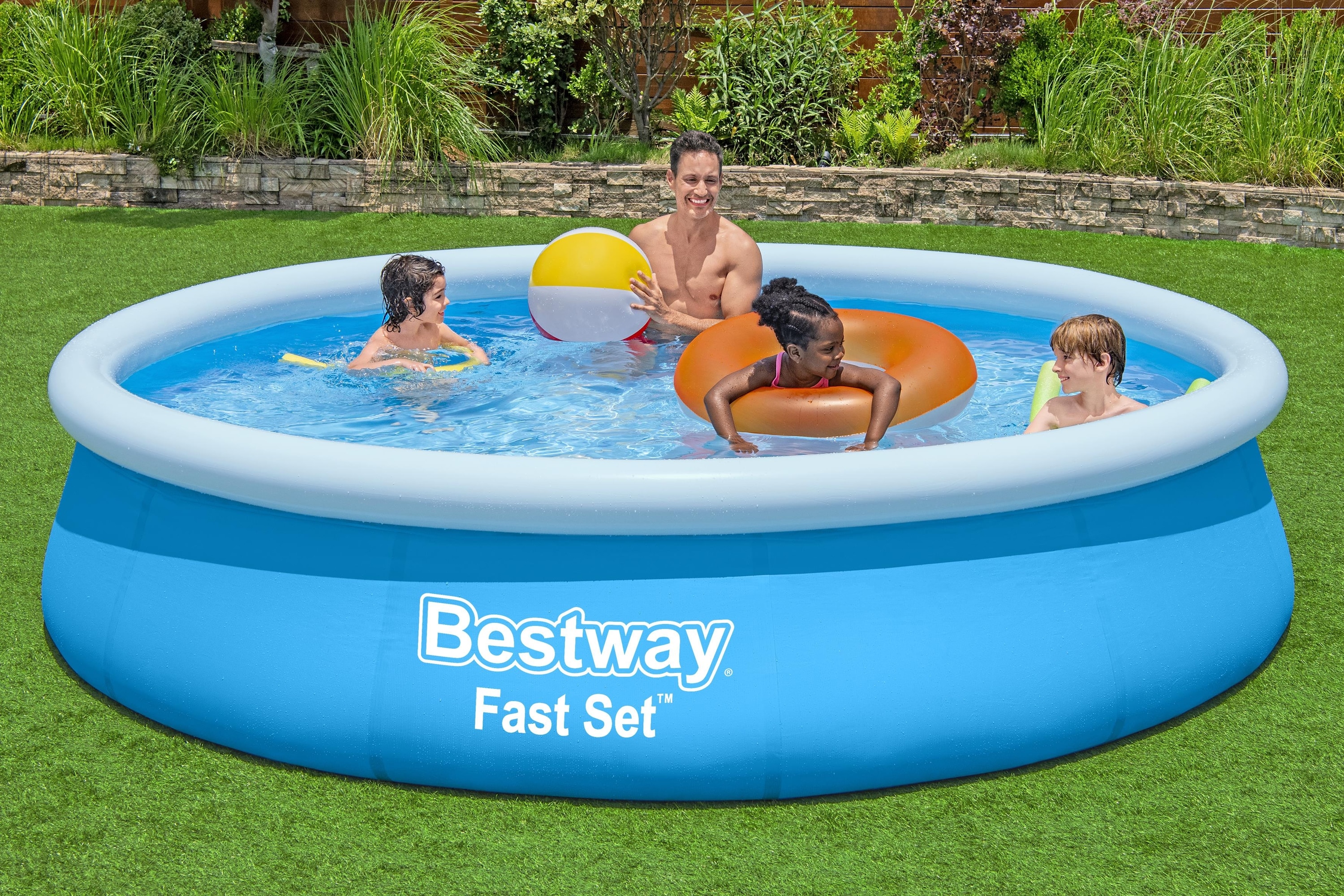 Piscina gonflabila BESTWAY FAST SET, rotunda, 366x76 cm, 5377L