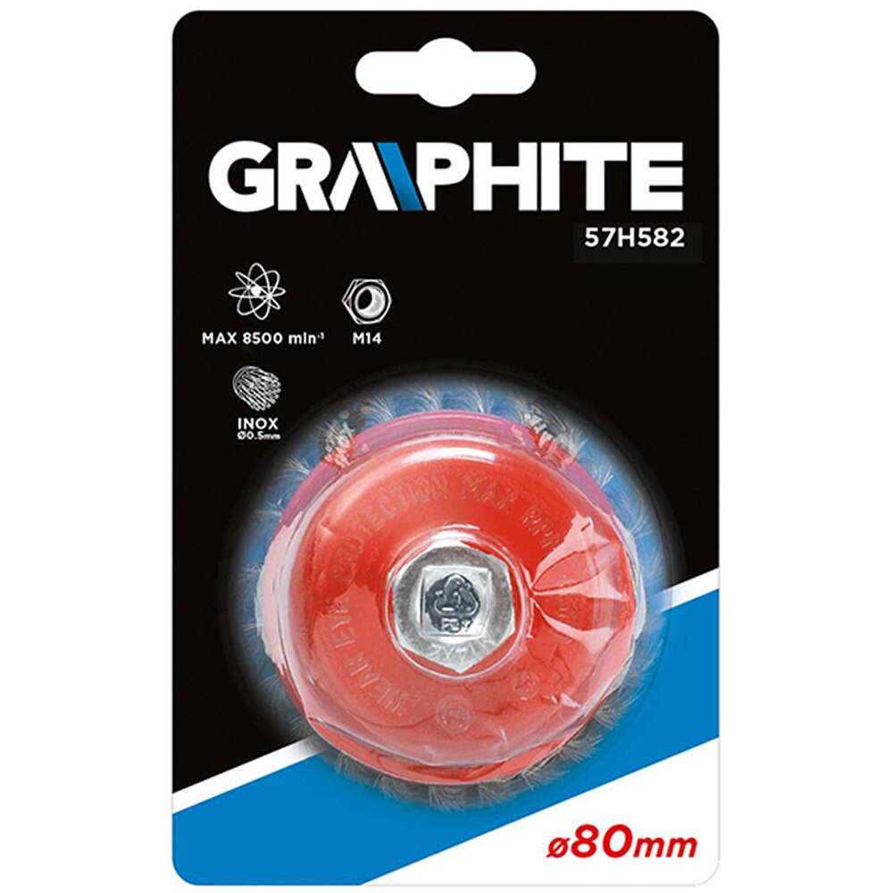 Perie GRAPHITE 57H582, 80mm, inox