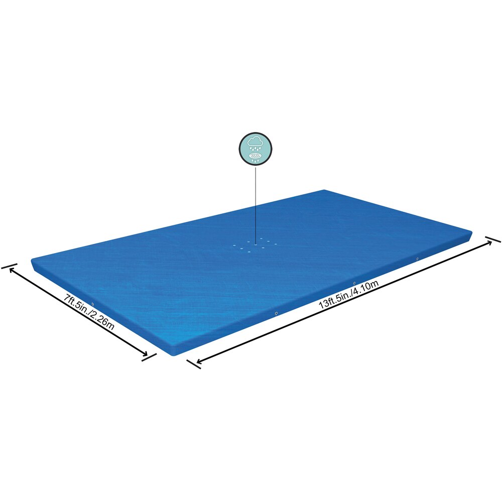 Protectie pentru piscina cu cadru dreptunghiular BESTWAY, 400 x 211 cm, albastru