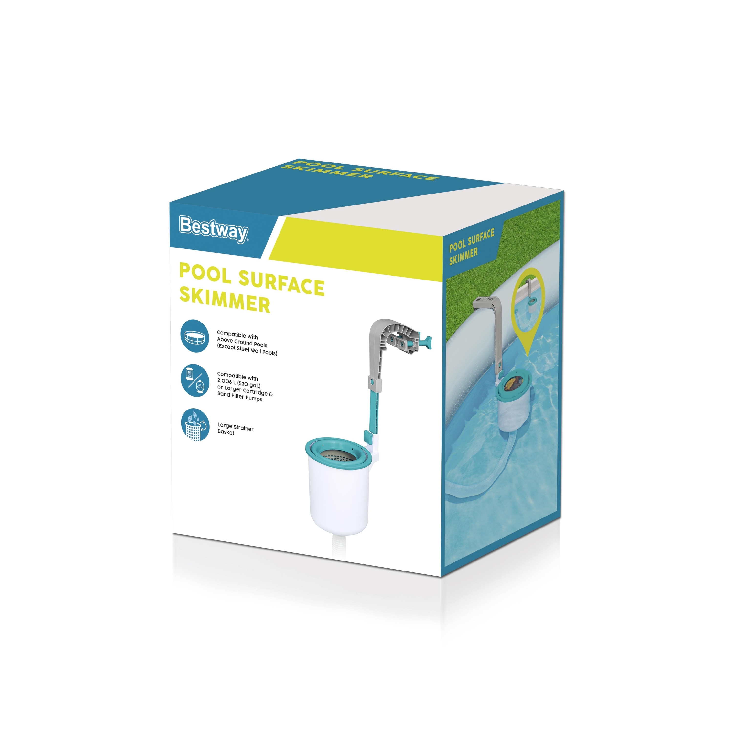 Skimmer suspendat BESTWAY, pentru sisteme de filtrare, de la 2.006 l/h