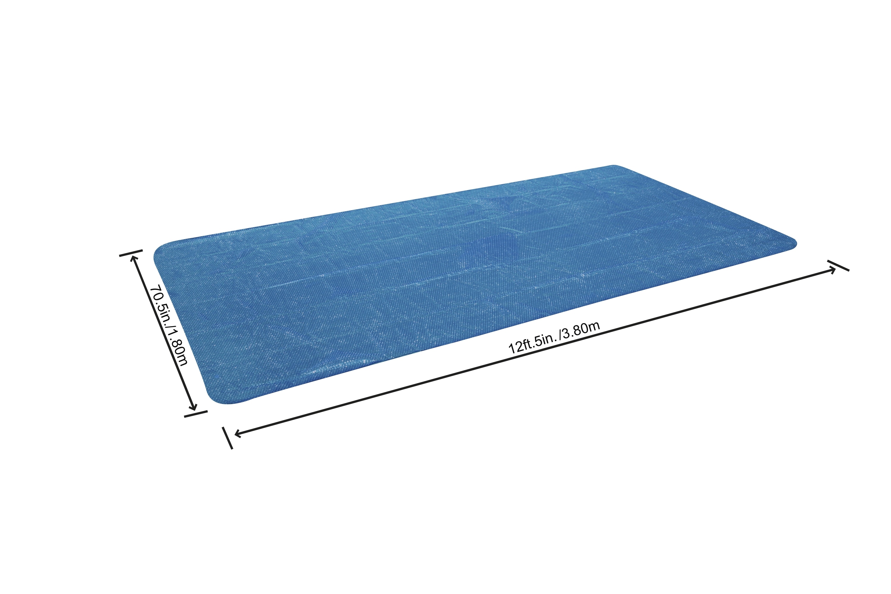 Prelata solara pentru piscina BESTWAY, PE, 380 x 180 cm, compatibil cu Bestway Frame 404 x 201 cm / 412 x 201 cm, albastru