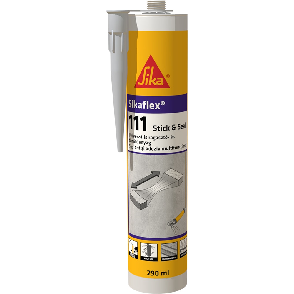 Adeziv universal SIKA Stick and Seal, 111 gri, 290ml